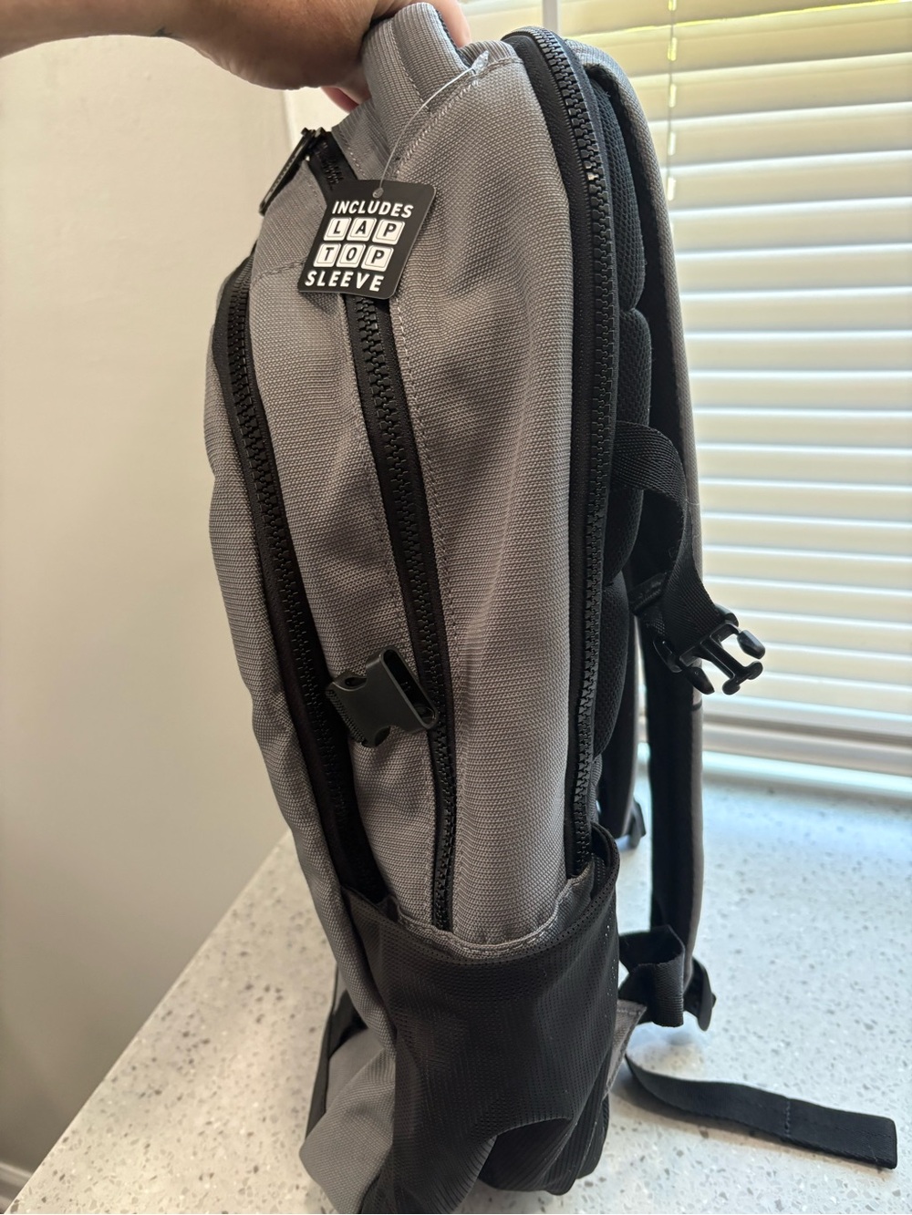 NWT Puma Coated Range Backpack Gray and Black Men's Backpack - Picture 3 of 14